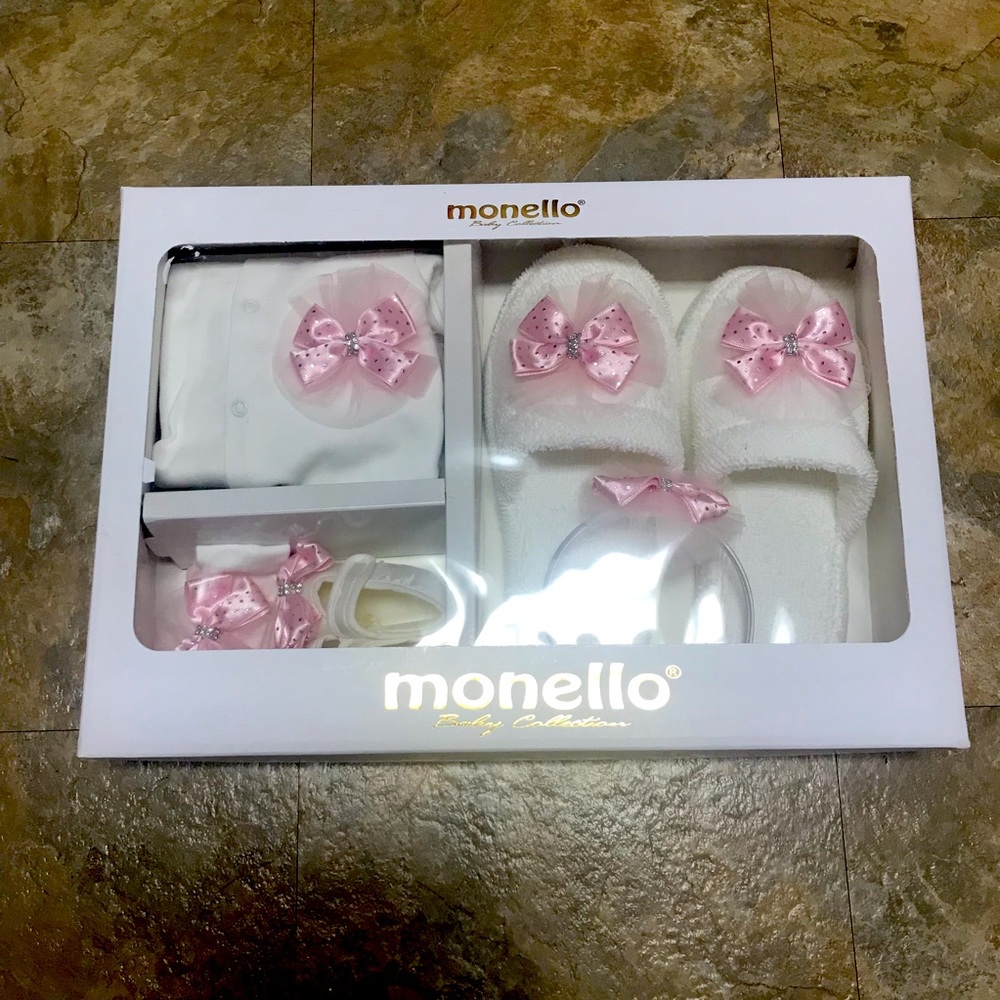 NewBorn Baby Girl Outfit,Baby Shower Gift,Coming Home Set,Mother and Newborn Set